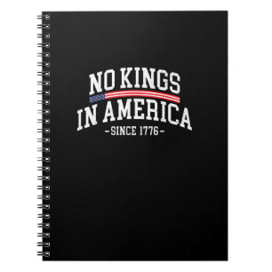 Kein König in Amerika seit 1776 Freiheitsgeist Bli Notizblock