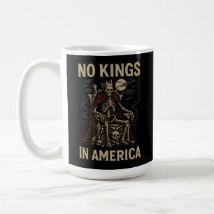 Kein König in Amerika Skelett Kaffeetasse