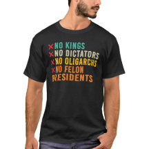 Kein König Politisches Protest Zitat Freiheit Tee