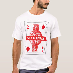 Kein Könige Spielkarten-Shirt – Roter Diamant-Köni T-Shirt