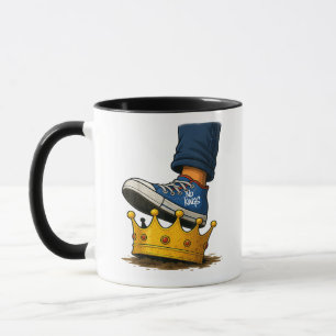 Kein Königsschuh auf Krone Tasse