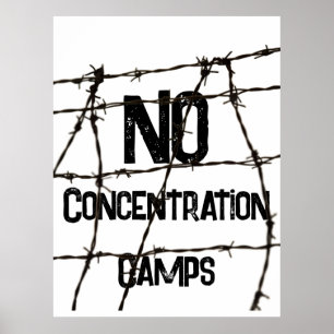 Kein Konzentrationslager Plakat