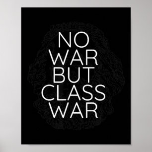 Kein Krieg außer Kalikrieg Karl Marx Arbeiterin Cl Poster
