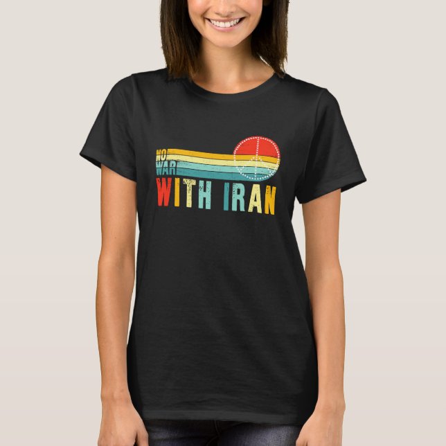 Kein Krieg gegen den Frieden im Nahen Osten T-Shirt (Vorderseite)
