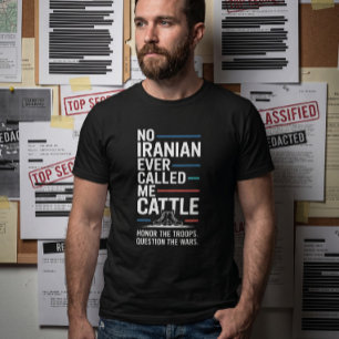 Kein Krieg gegen Iran Epstein-Akten Veteranen-T-Sh T-Shirt