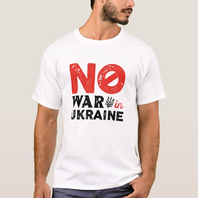 Kein Krieg in der Ukraine T-Shirt (Vorderseite)
