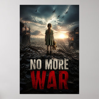 Kein Krieg Mehr Dämmerung Jenseits Der Ruinen Post Poster