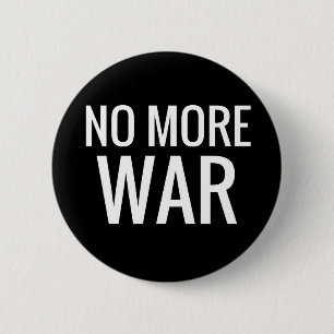 Kein Krieg mehr - Schwarz-Weiß-Slogan gegen den K Button