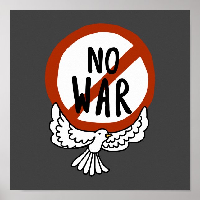 Kein Krieg mit der Taube Poster (Vorne)