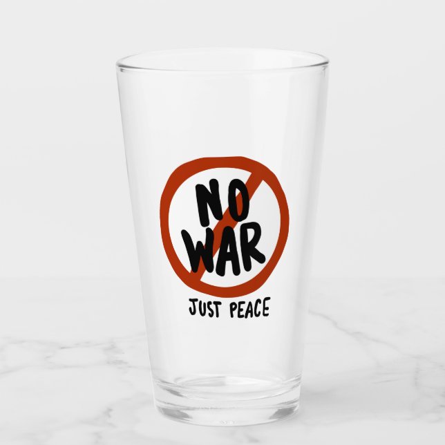 Kein Krieg nur Frieden Glas (Vorderseite)