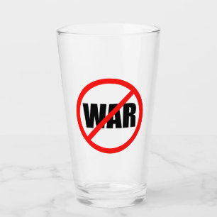 Kein Kriegszeichen Glas