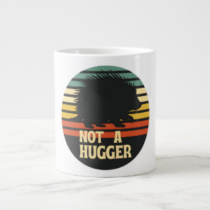 Kein Kuschelbär Schwarz Stachelschwein Jumbo-Tasse