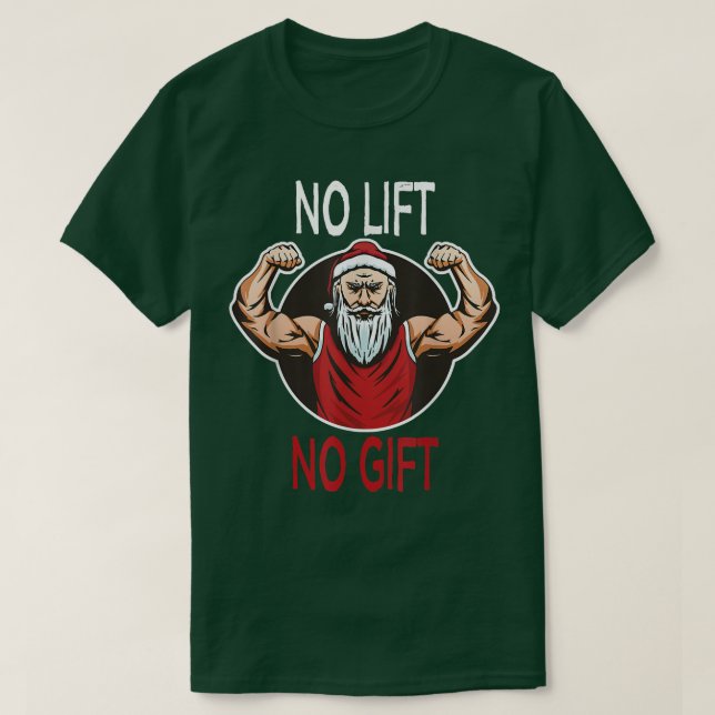 Kein Lift kein aktuelles fröhliches Weihnachtsfest T-Shirt (Design vorne)