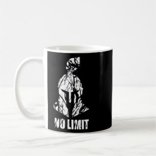 Kein Limit für Spartanisches Bier auf Gym Motivati Kaffeetasse