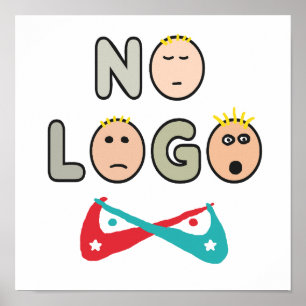 Kein Logo Anti-Brand-Kapitalist Poster