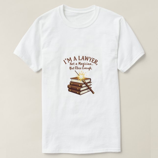 Kein Magier, aber Nah genug - Gesetzentwurf T-Shirt (Design vorne)