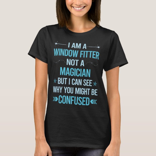 Kein Magier - Fensterhalter T-Shirt (Vorderseite)