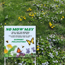Kein Mäher darf die Zeichen-/Unterstützungs-Bestäu