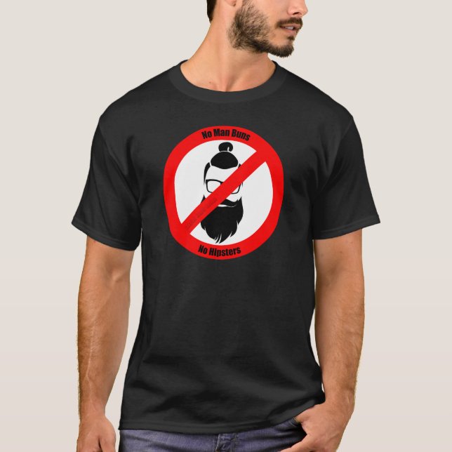 Kein Mensch bläst ohne Hipster T-Shirt (Vorderseite)