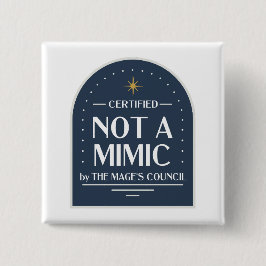 Kein Mimic Funny D&D Button