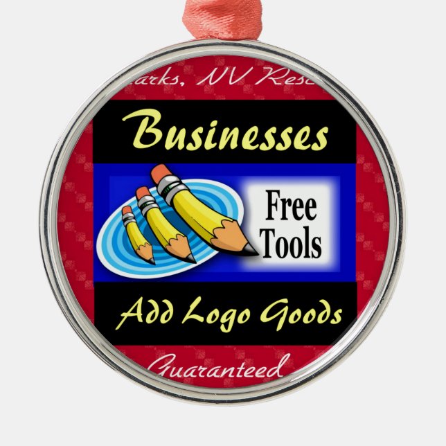 "Kein minimaler Auftrag " Silbernes Ornament (Vorne)