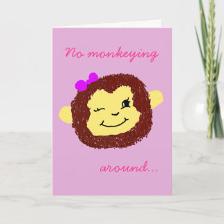 Kein Monketieren um den Affen kommt bald gut an Karte