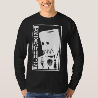 Kein Monochrom, lange Ärmel T-Shirt
