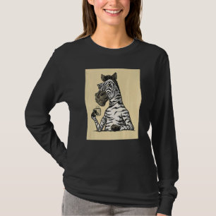 Kein Morgen Zebra Tiere Kaffee T-Shirt
