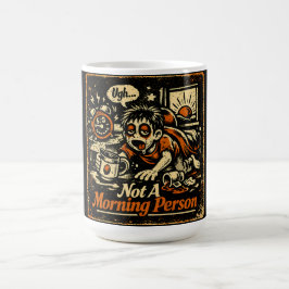 Kein Morgenmensch – Anti-Morgen-Humor Kaffeetasse