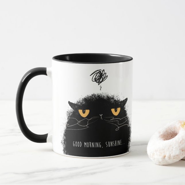 Kein Morgenmensch Tasse (Mit Donut)