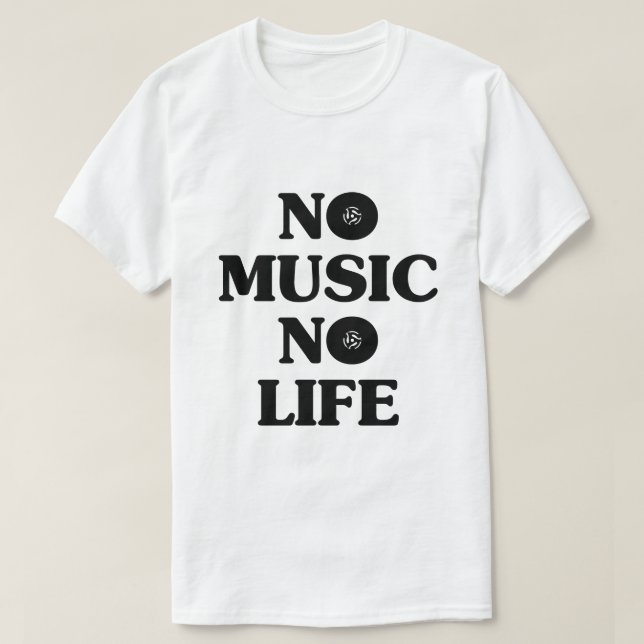 KEIN MUSIKKEIN LEBEN T-Shirt (Design vorne)