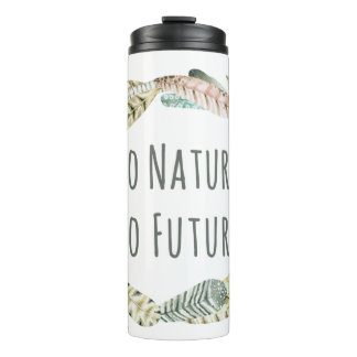 Kein Natur Kein Zukunft Minimalistischer Ausspruch Thermosbecher