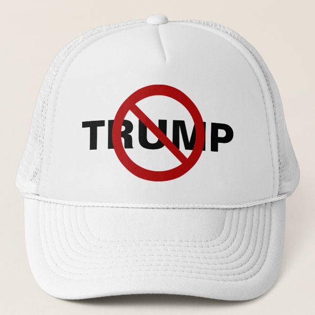 Kein nie Nyet Anti-Donald Trumpf Truckerkappe (Vorderseite)