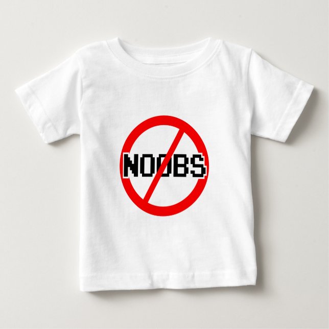KEIN NOOBS - Affe des Aussenseiters/hacker/pc/code Baby T-shirt (Vorderseite)