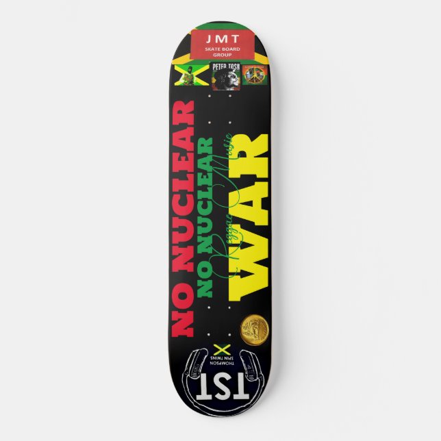 KEIN NUKLEARER KRIEG JMT JAM 8 1/4" Skateboard Dec (Vorderseite)