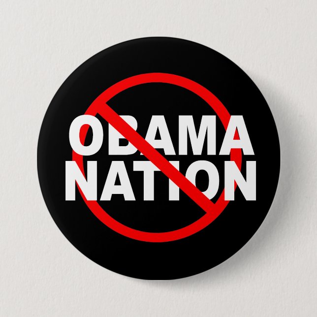 KEIN ObamaNation Knopf Button (Vorderseite)