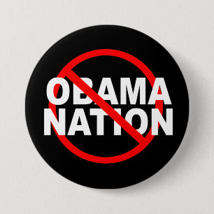 KEIN ObamaNation Knopf Button