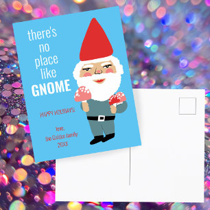 KEIN ORT WIE GNOME Niedliche Pilze CUSTOM Urlaub Postkarte