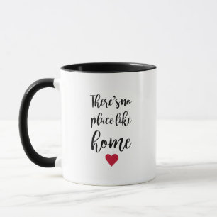 Kein Ort wie Zuhause Herz Tasse