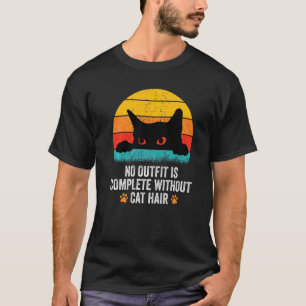 Kein Outfit ist komplett ohne Katzenhaare Retro Vi T-Shirt