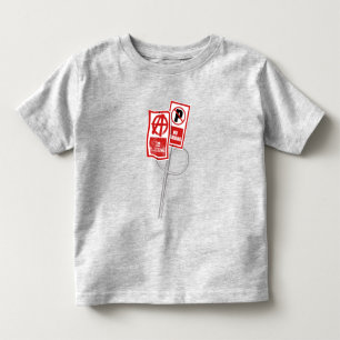 Kein Parken Anarchie Schild Kleinkind T-shirt