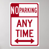 Kein Parken auf irgendeinem Weg