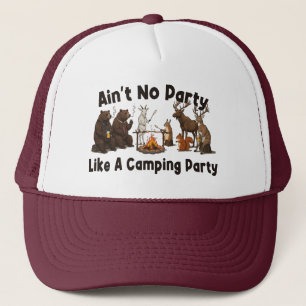 Kein Party wie ein Camping-Party Truckerkappe