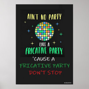Kein Party wie ein freundliches Party Poster