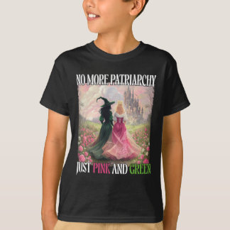Kein Patriarchat mehr, nur rosa grüne Hexe Hallowe T-Shirt