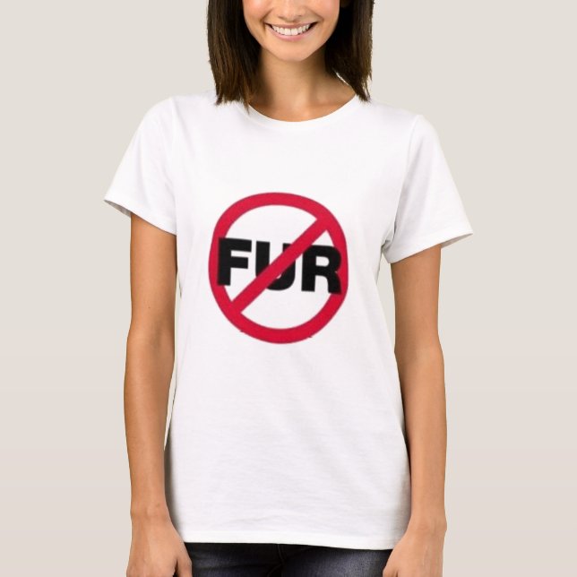 Kein Pelz-Shirt T-Shirt (Vorderseite)