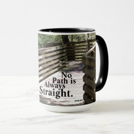 Kein Pfad ist immer gerade Tasse