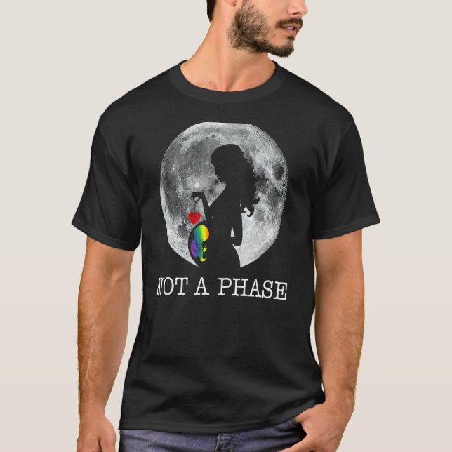 Kein Phasenmond Trans Pride Transgender 1 T-Shirt (Vorderseite)