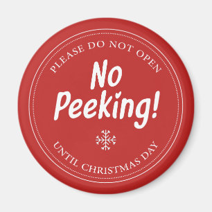 Kein Pinkeln! - Bitte nicht bis Weihnachten öffnen Magnet