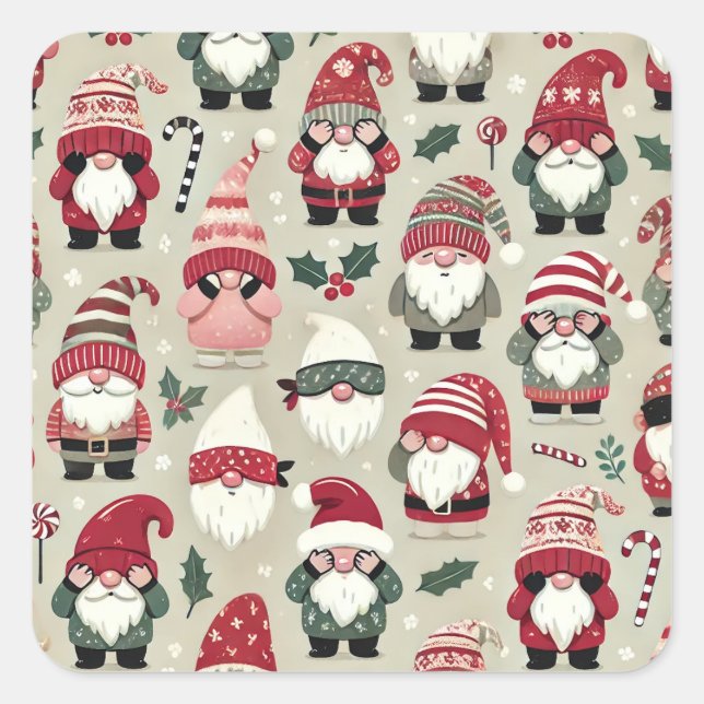 Kein Pinkeln! Gnome Stickers (Vorderseite)
